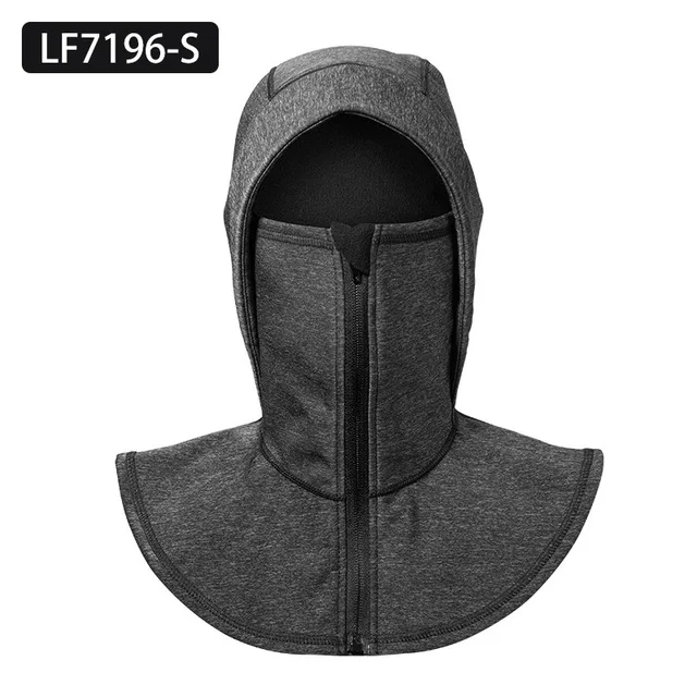 LF7196S Теплая Флисовая Беговая полумаска для лица, защитная маска для лица с капюшоном для езды на велосипеде, лыжах, спорта на открытом воздухе, зимний шарф для защиты шеи, теплая маска - Цвет: LF7196S