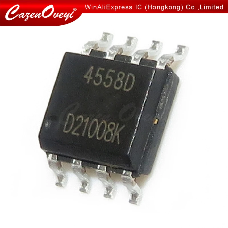 10 шт./лот UTC4558 JRC4558 PJ4558 SM4558 LM4558 F4558 4558D SOP-8 в наличии | Электронные компоненты и