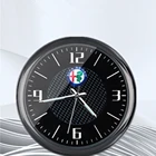 Для Alfa Romeo Giulia Giulietta 159 156 MITO Stelvio 147 Sportiva выход приборной панели автомобильные часы с воздушным зажимом интерьерные автомобильные аксессуары
