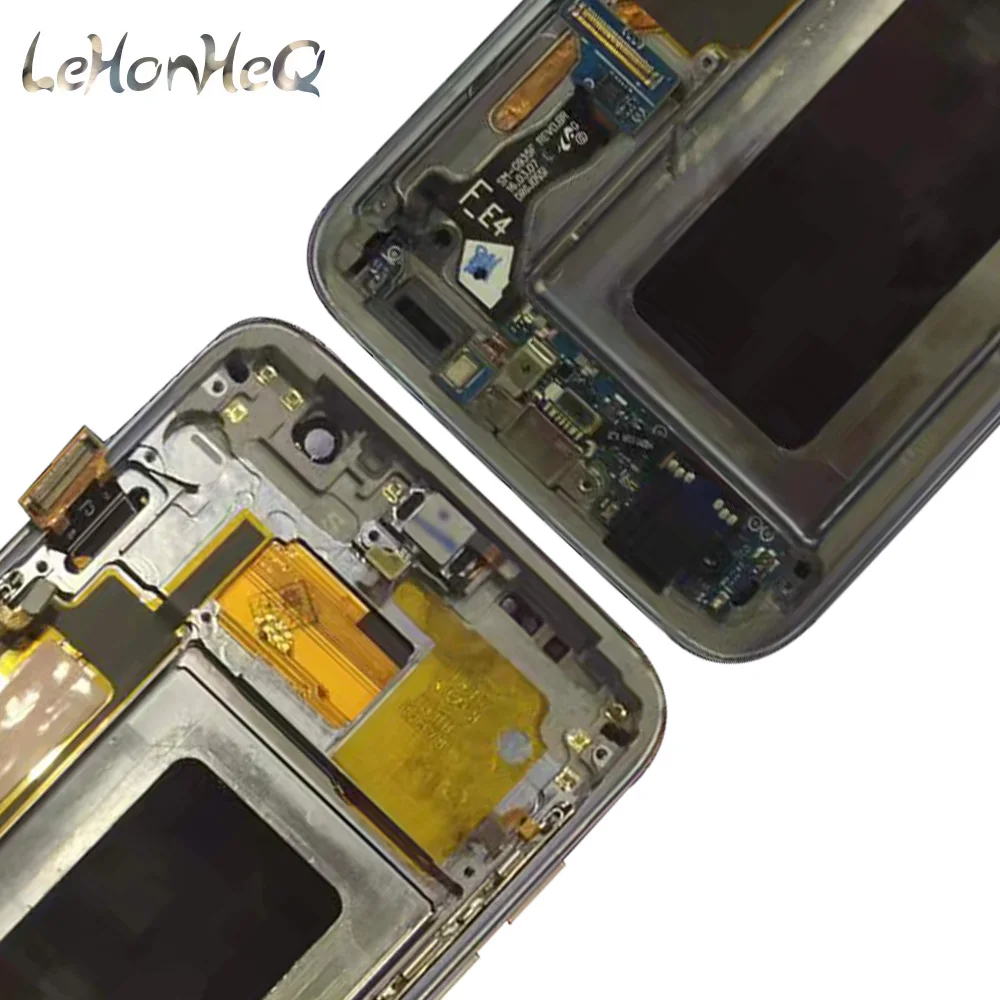 Новый дисплей для samsung Galaxy S7 Edge сменный ЖК-экран дигитайзер в сборе рамка lcd G935 G935F |