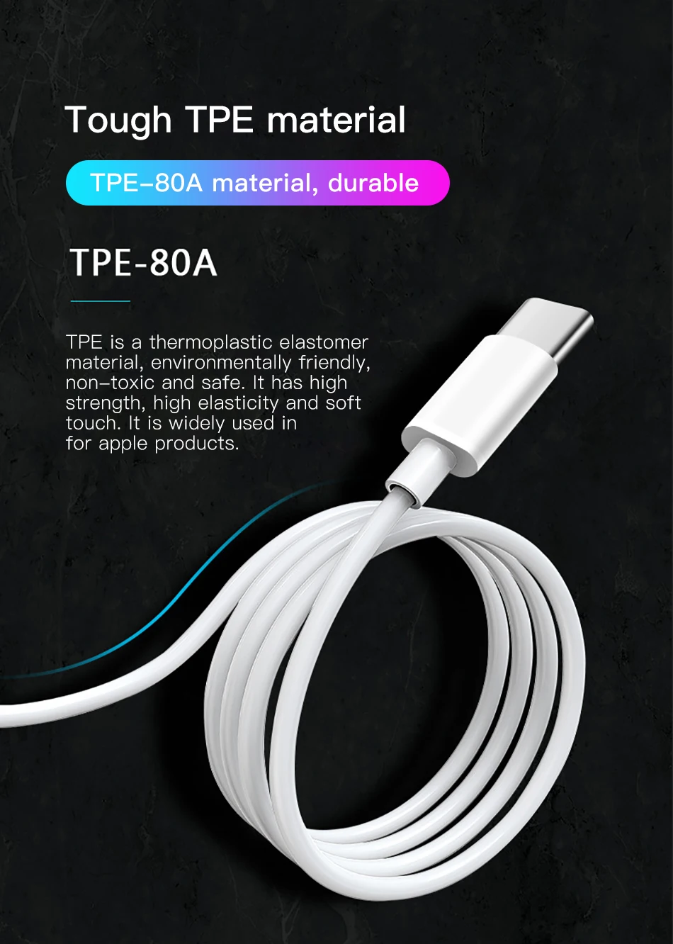 ACCEZZ 5A usb type C для Xiaomi Mix 3 huawei P30 P20 USB C кабель для мобильного телефона Быстрая зарядка type C кабель для устройств usb type-C