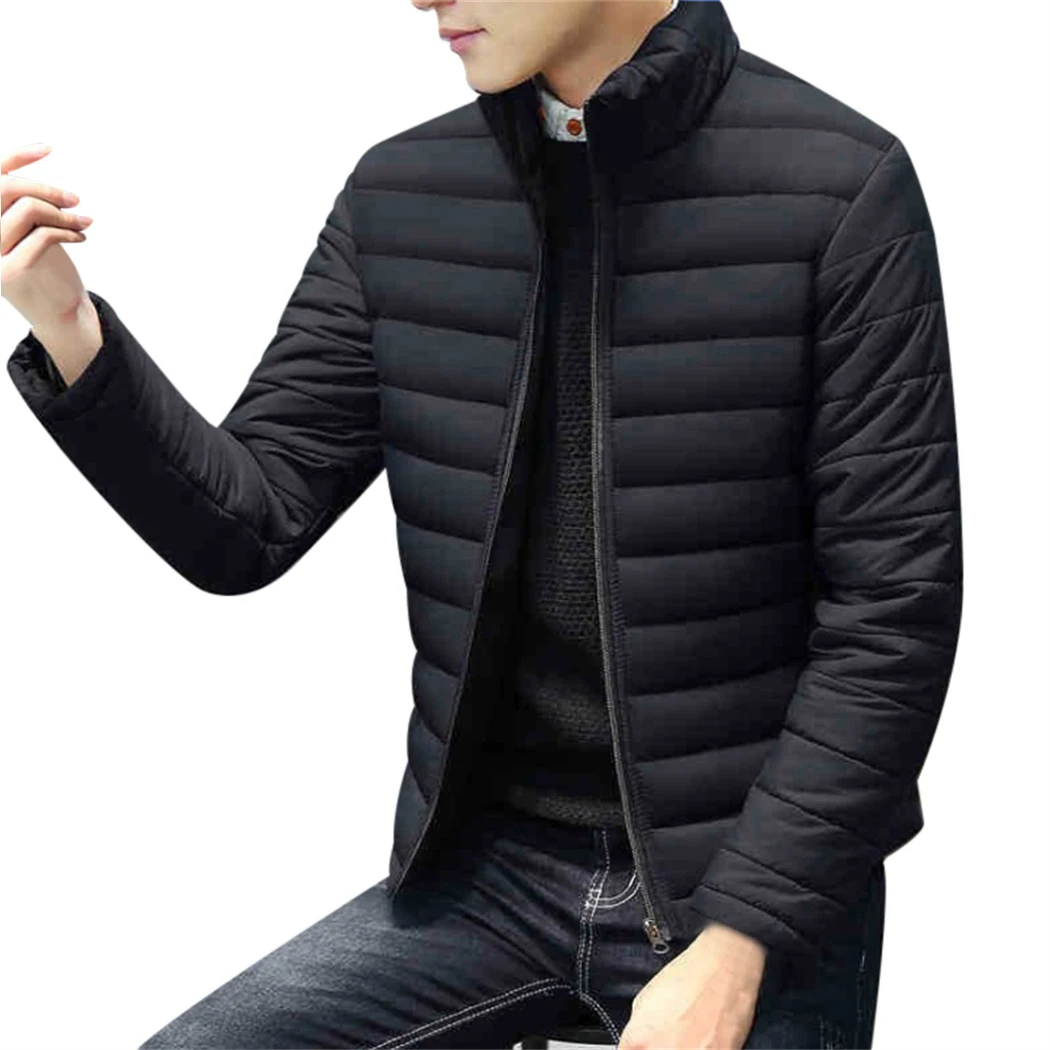 Мужские парки красивая зимняя мужская хлопковая одежда молодежное толстое