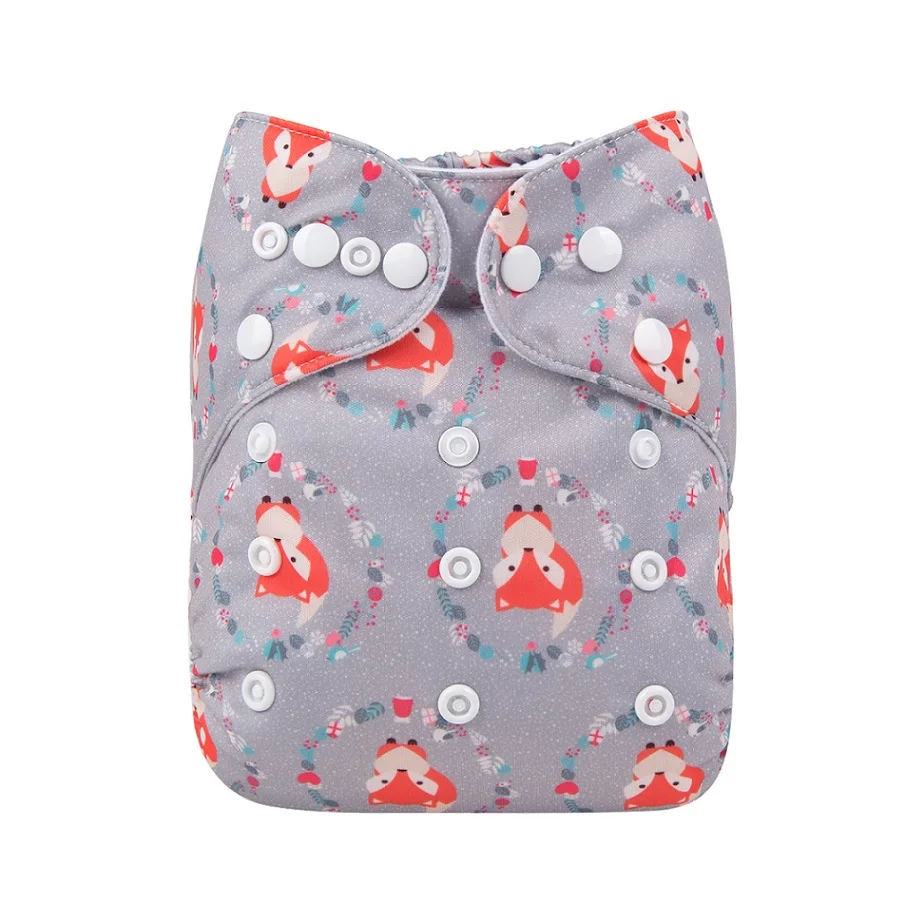 U pick Alvababy тканевые подгузники для малышей, многоразовые тканевые подгузники с 1 вставкой из микрофибры - Цвет: H204