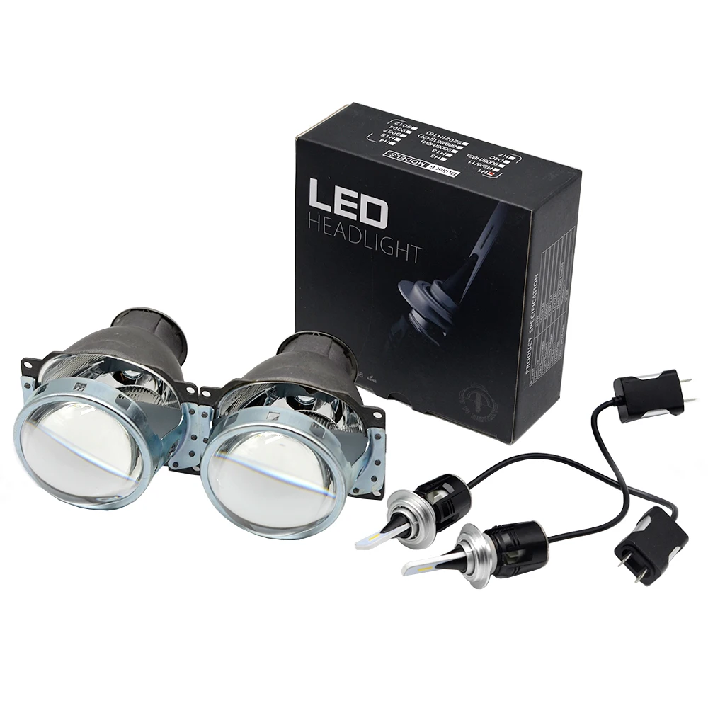 Новая версия одного ближнего света 3,0 дюймов Koito Q5 H7 hid объектив проектора с h7 led модель автомобиля фары Изменить