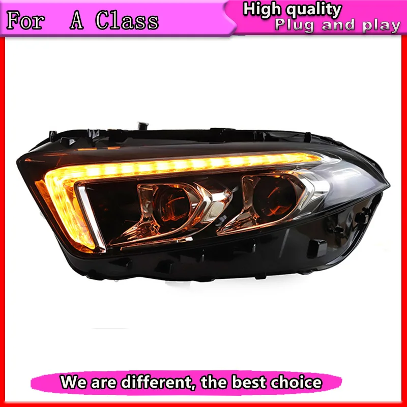 

Car Styling For Mercedes-Benz A180 A200 2019-2020 ALL led headlight BI-led lens headlight assembly