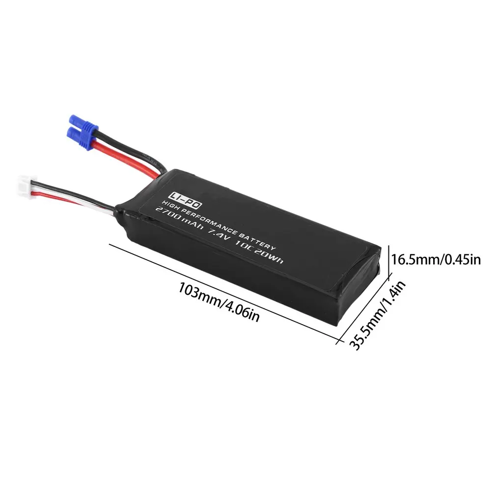 

7.4V 2700mah 10C Lipo Battery 20WH Battery For Hubsan H501C H501S X4 RC Quadcopter Drone Parts RC Spare Parts