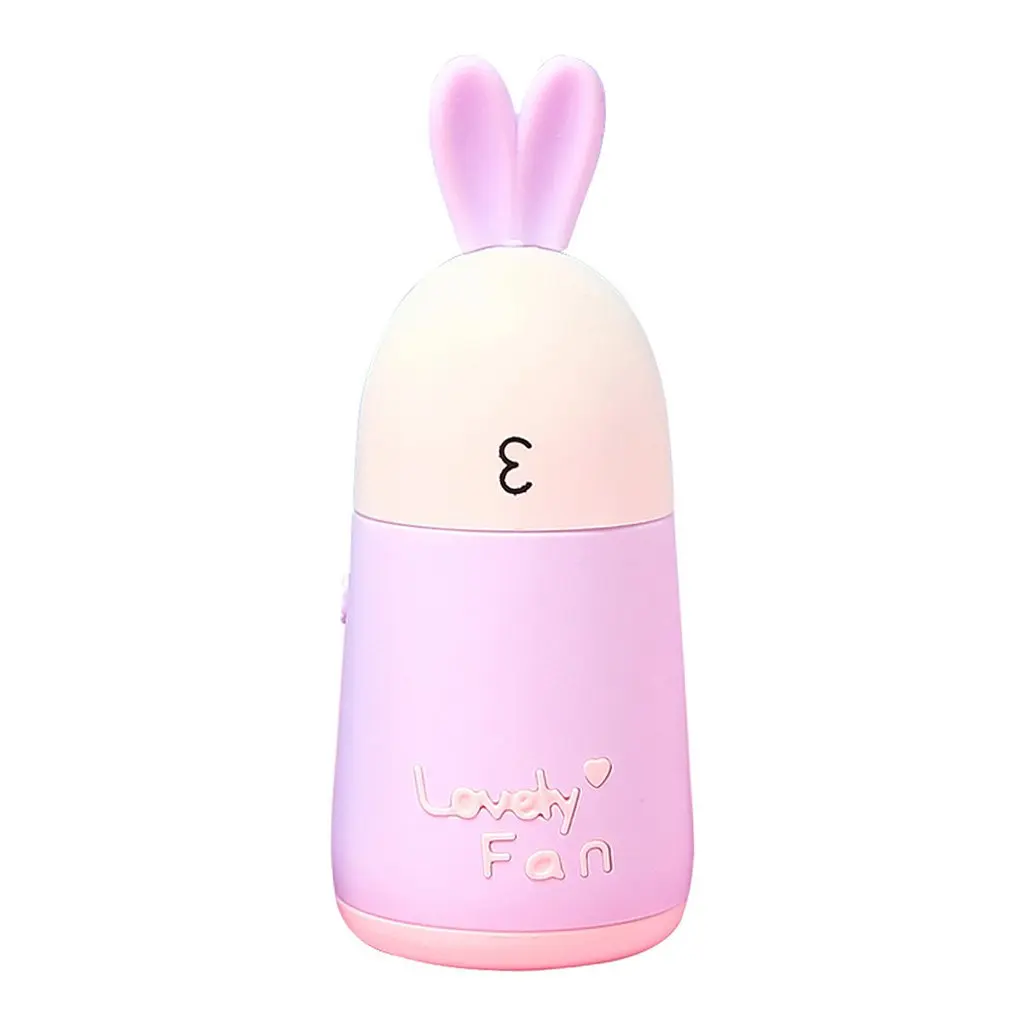 Мультяшный милый поросенок Usb зарядный вентилятор с заячьими ушками мини