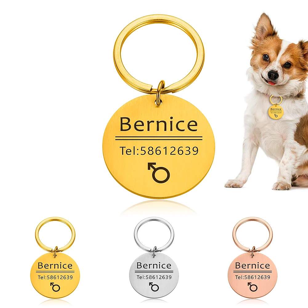 Идентификационные бирки для собак кошек домашних питомцев персонализированная