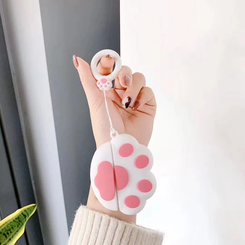 Для AirPods Pro Чехол 3D милый кот для разделывания свиньи, утки Kawaii аниме мультфильм чехол для наушников для AirPods 3 Мягкий защитный чехол с крючок карабина