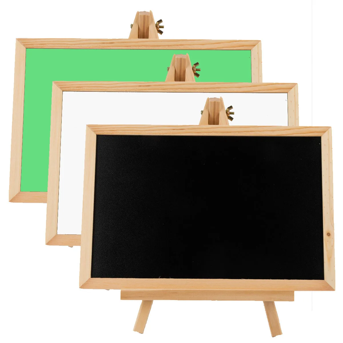 

Desktop Message Blackboard Wood Easel Bracket Chalkboard Kids Wooden Memo Black Board Collapsible Writing Boards