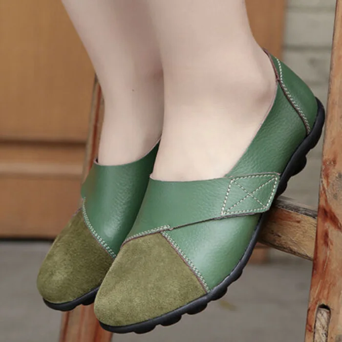 Женские мокасины из мягкой натуральной кожи на плоской подошве Размеры 35-44 |