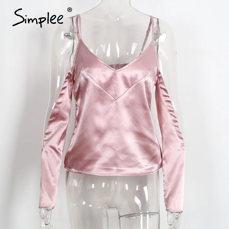 Женская атласная майка с вырезами v-образным вырезом и открытой спиной вечерние