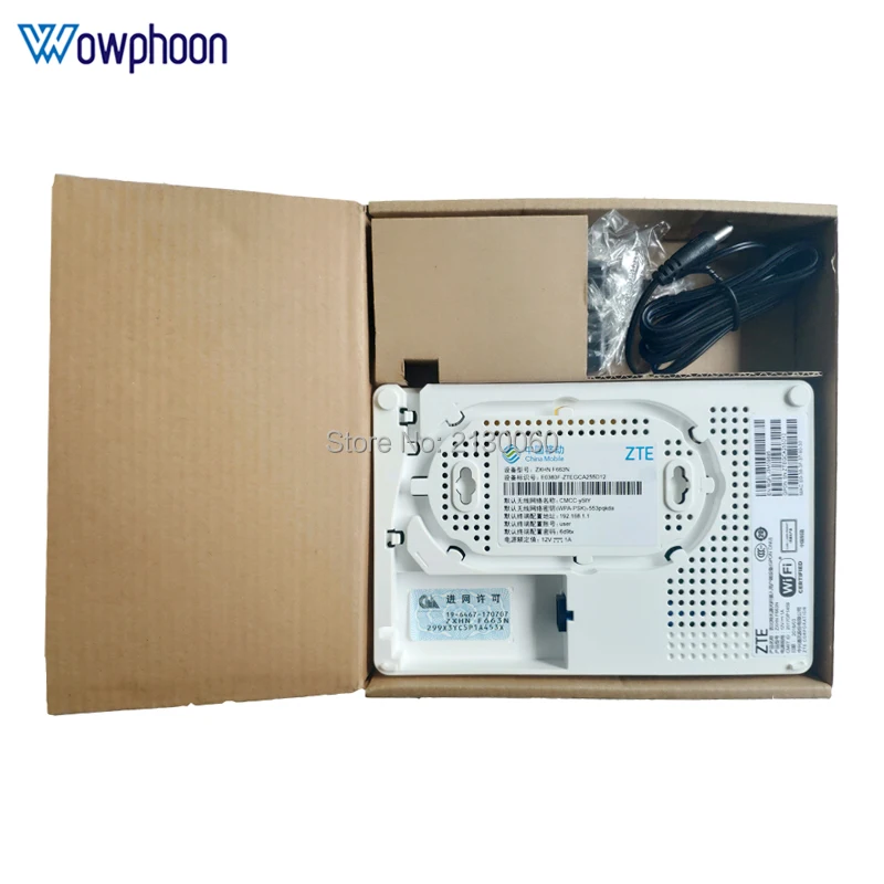 Бесплатная доставка оригинальный ZTE ZXHN F663N GPON 3FE + 1GE 1Tel USB Wifi ONU ONT английская