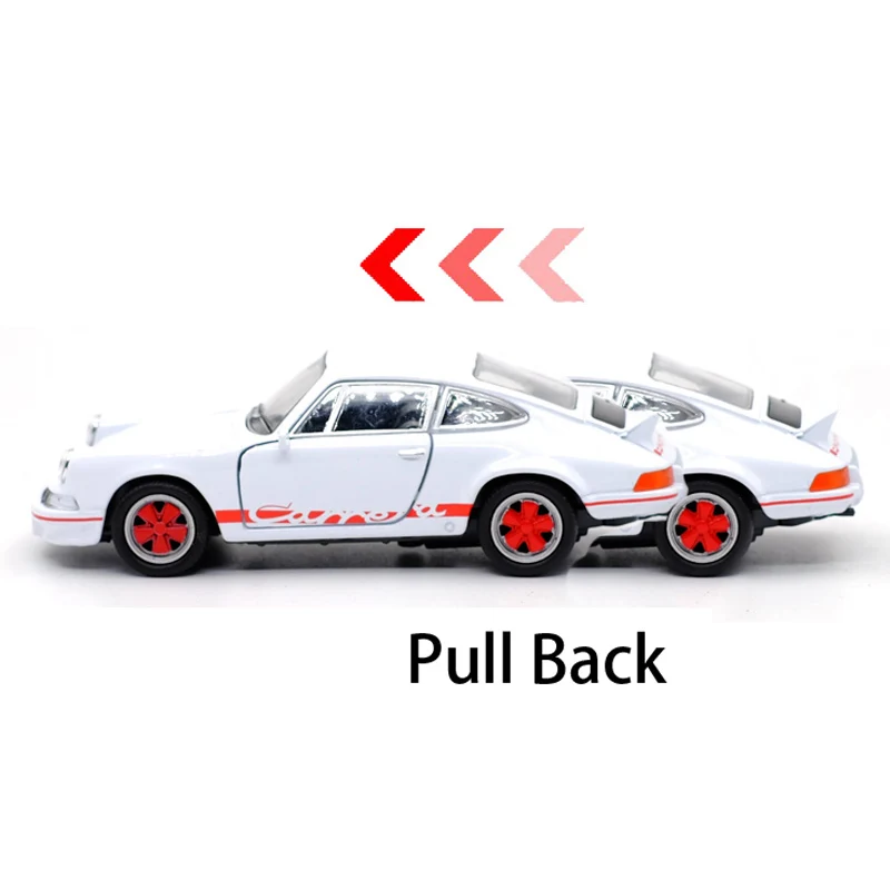 WELLY 1:36 1973 911 RS ретро спортивный автомобиль сплав литье под давлением модель