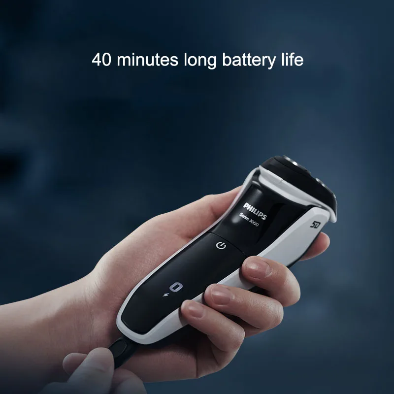 PHILIPS Для Мужчин's электробритва S3103 / 06 для сухой и влажной уборки Перезаряжаемые