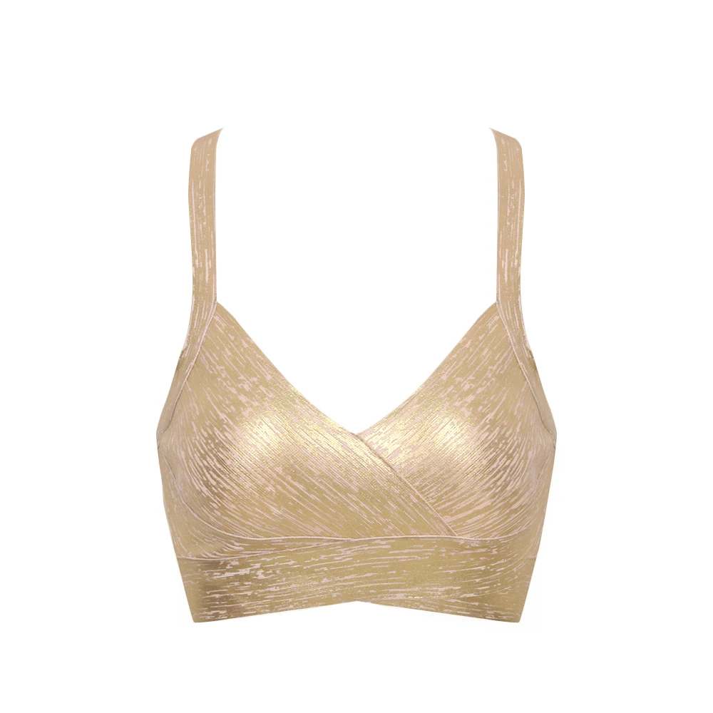 2019 Новое поступление V образный вырез тонкие бретельки сексуальный бандажный Топ