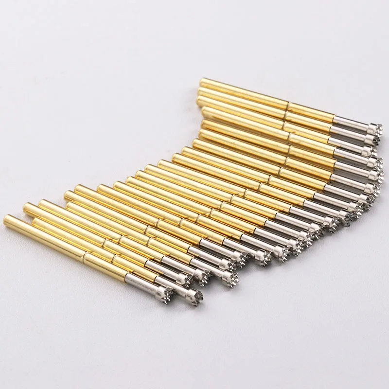 

ETUUD Plum Probe P125-H Nine Tooth Test Needle Test Spring Thimble 100 Pcs/Pack Integrated Detection Probe Tool Accessories