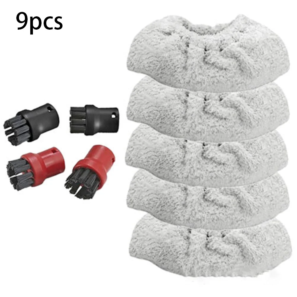 

9pcs Mop brush For Karcher SC1 SC2 SC3 SC4 SC5 SC7 Kit Cover Applications