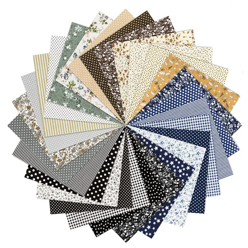 

28 шт. лоскутное шитье ткань квадратов хлопок квадраты пряди Ткань для шитья, пэчворка для DIY Искусство ремесло Скрапбукинг квилтинга
