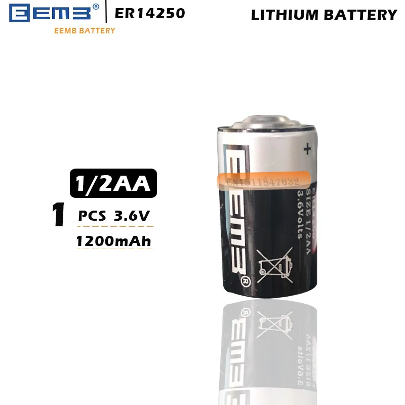 Новый оригинальный EEMB ER14250 1/2AA 3 6 В 1200 мАч литиевая батарея батареи для ПЛК