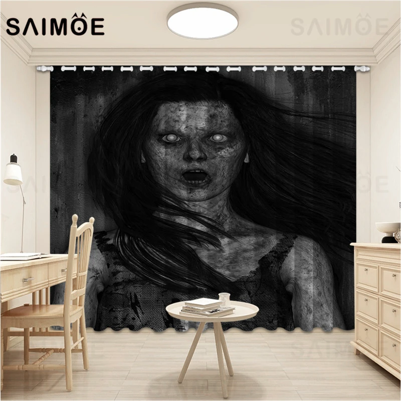 SAIMOE Хэллоуин Зомби декор занавес s страшный мертвец ужас гостиная кровавая