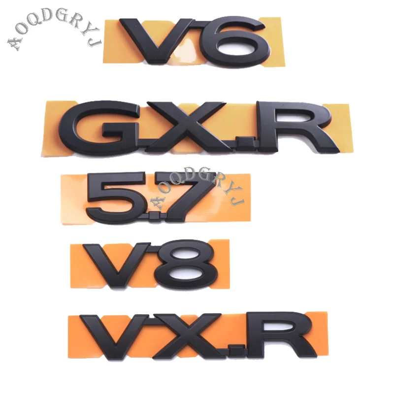 Аксессуары для автомобилей черный VXR 5 7 V6 V8 GXR наклейка с буквами пригодный Toyota Land