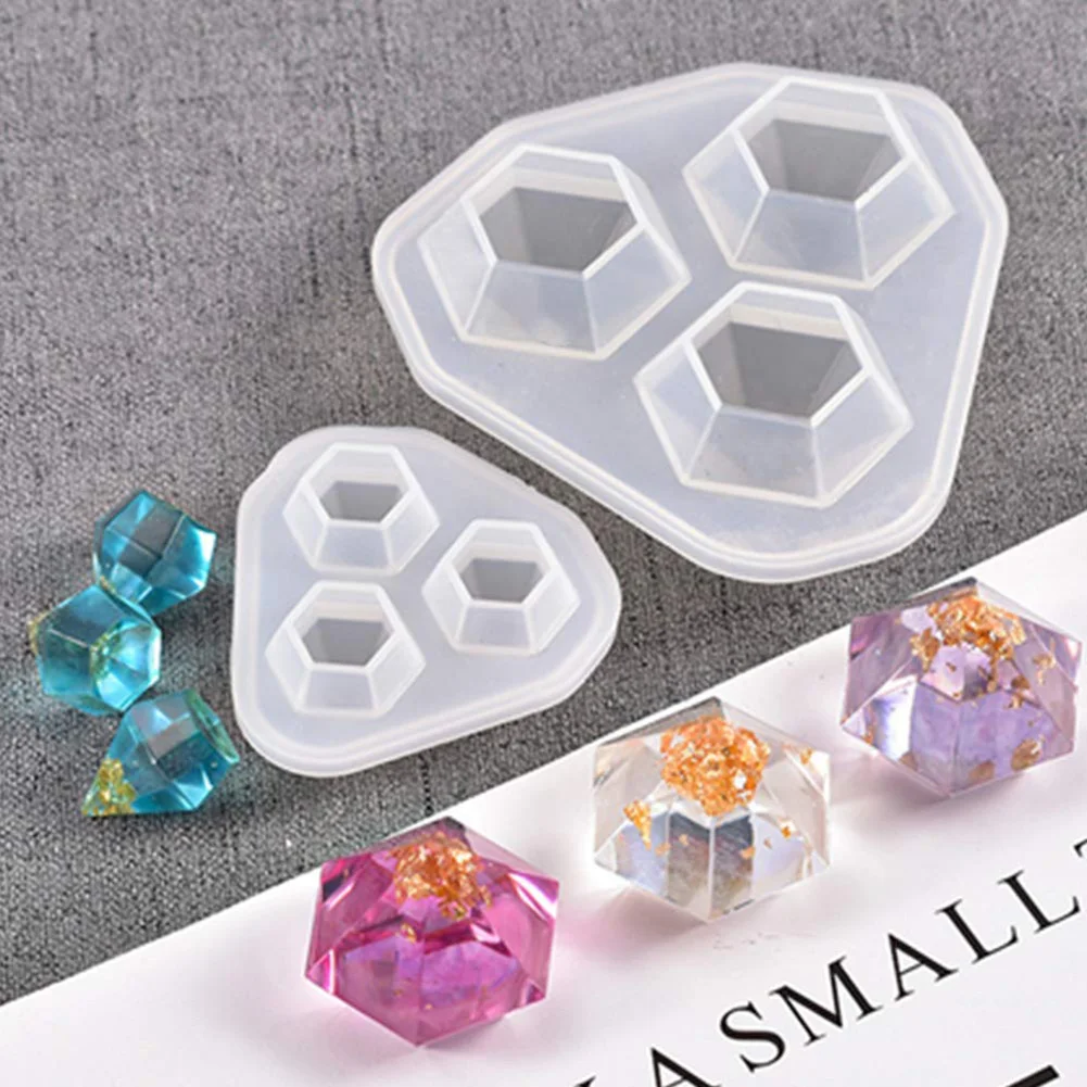

Silicone Molds Small Diamond Shape Epoxy Resin DIY Mould for Pendant Jewelry Ornament Making Cake Jelly Chocolate Mold Handcraft