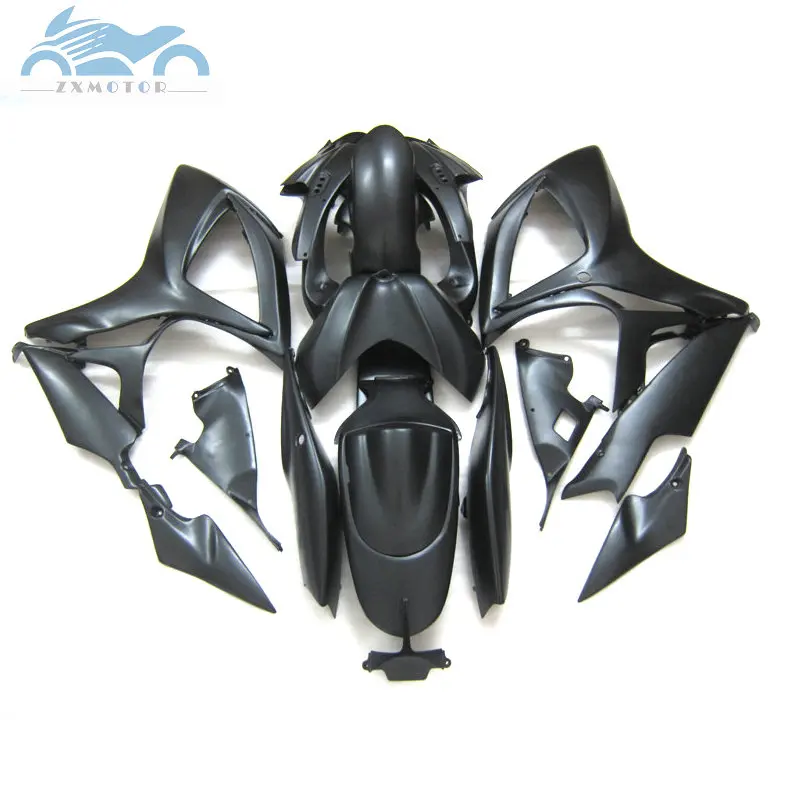 Обновите комплект обтекателей для SUZUKI K6 GSXR600 750 2006 2007 антиблокировочная система, мотоциклетные обтекатели комплект GSXR750 GSX R600 06 07 Черный Серый кузов