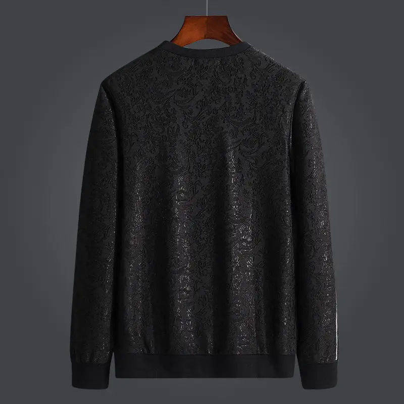 

2021 tide brand camouflage jacquard sports suit male Korean version loose large size handsome casual collocation two-piece men's