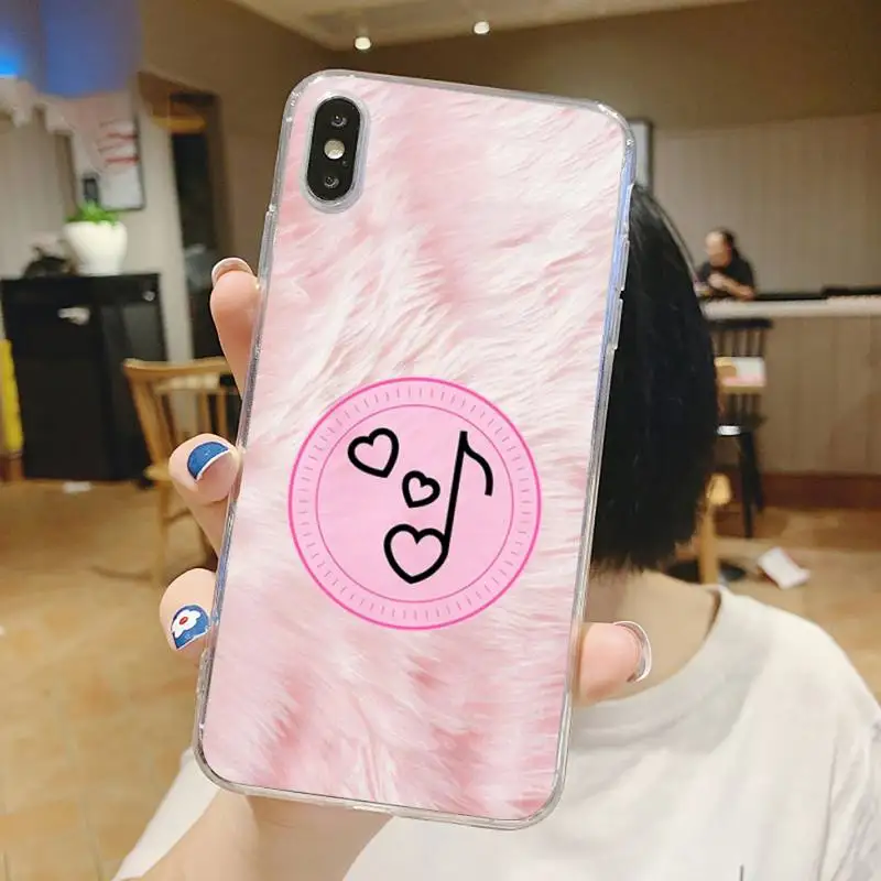 

Fashion pink queen letters Phone Case Transparent soft For iphone 5 6 7 8 11 12 s c se plus mini x xs xr pro max shell