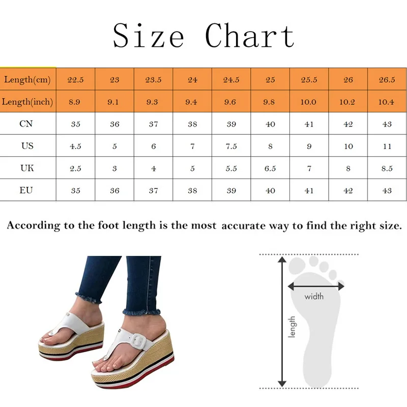 

Women Sandals 2021 New Heels Woman Slippers Platform Wedges Shoes Ladies Summer Slides Mujer Buckle Flip Flops Plus Size 43