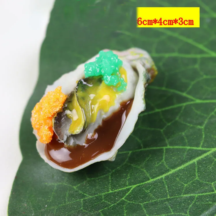 

Imitation Seafood Oyster Scallop Conch Shell Food Model Keychain Toy Decoration Key Chain Children Early Education Keyring