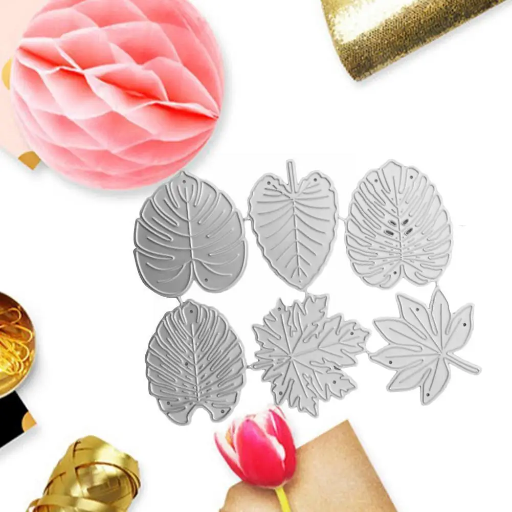 

Maple Leaf METAL CUTTING DIES Stencil Scrapbooking Paper Stencils Blade Knife Embossing Punch Card Mould Album Photo DIY Cr Q8K0