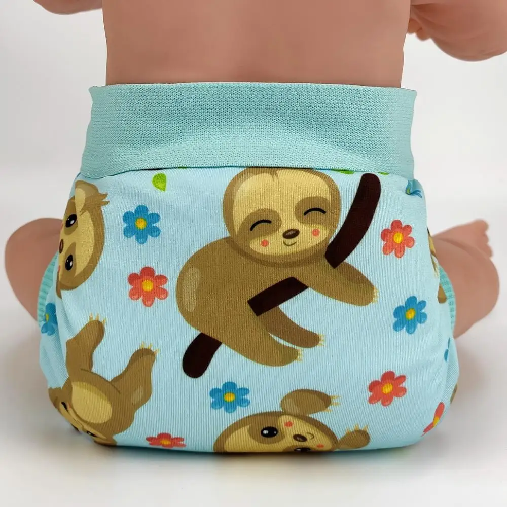 2019 приятные детские тканевые подгузники забавные Регулируемые моющиеся