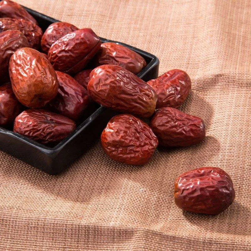 Естественная здоровая закуска 7A китайские 100% органические сушеные красные даты