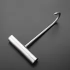 Крючок для мяса из нержавеющей стали, практичный свиной крючок, обжаренный Т-образный крючок, полезный крючок для курицы, кухонный инструмент для домашнего магазина (20 см)