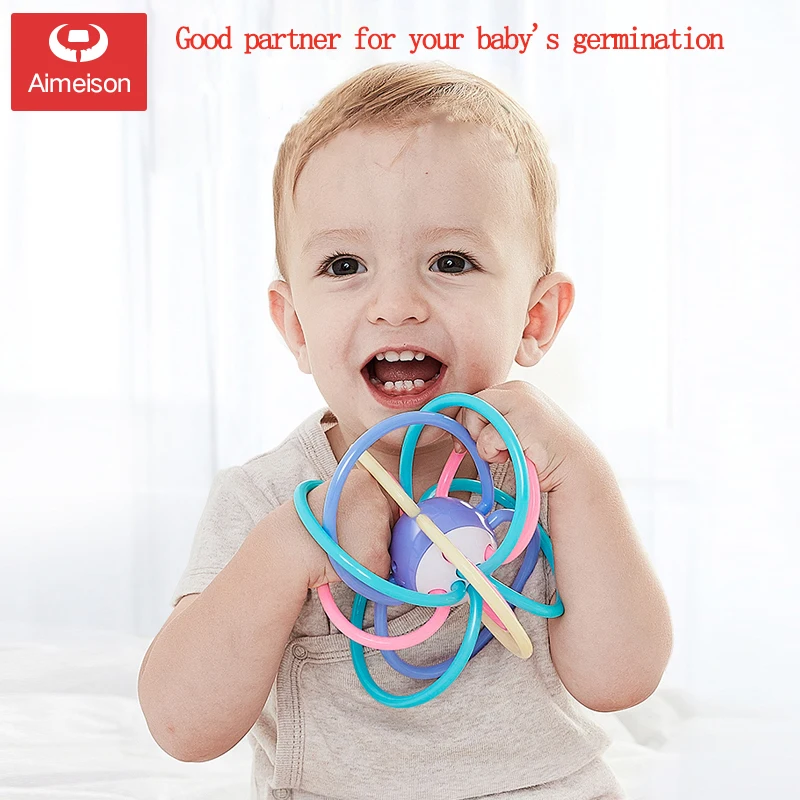 Детский Прорезыватель для зубов Aimeison резиновая погремушка развивающая игрушка |