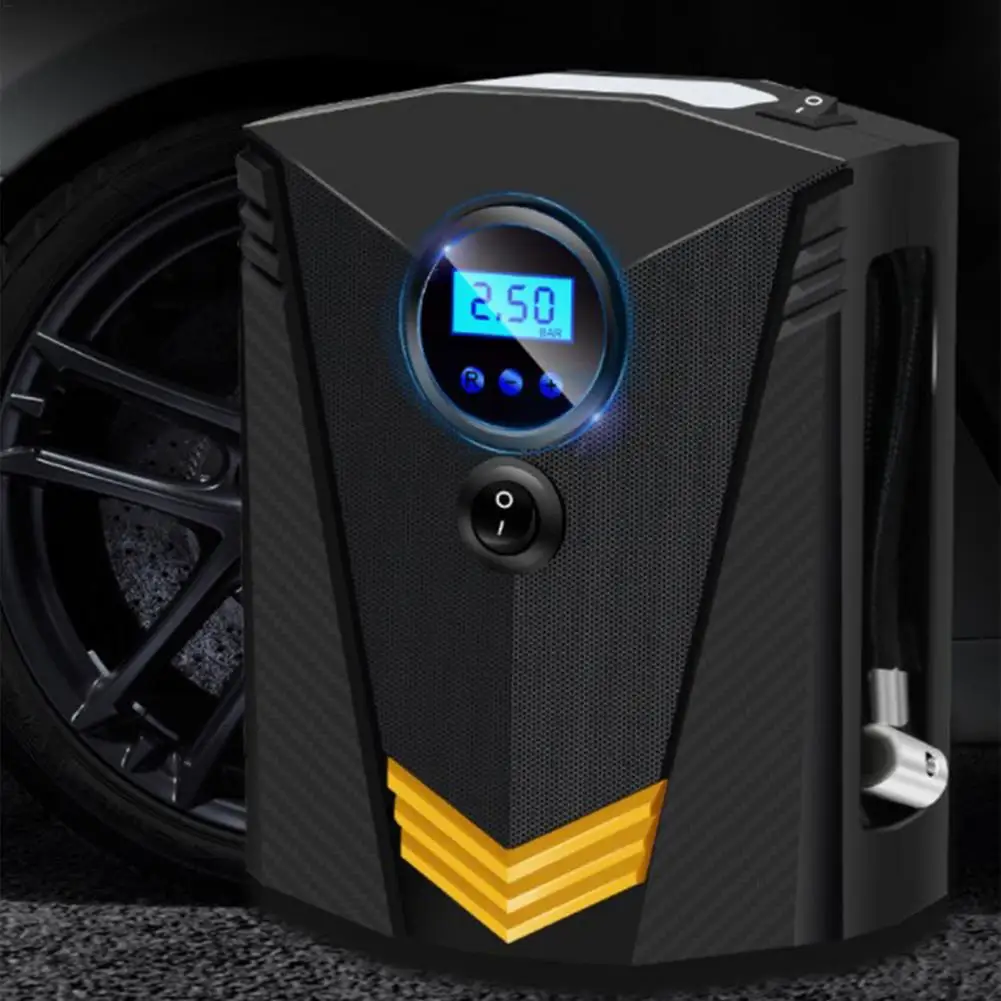 

12V Car Digital Electric Cordless Tire Inflator Emergency Smart Tyre Inflatable Air Pump LED Lighting Car Accessories