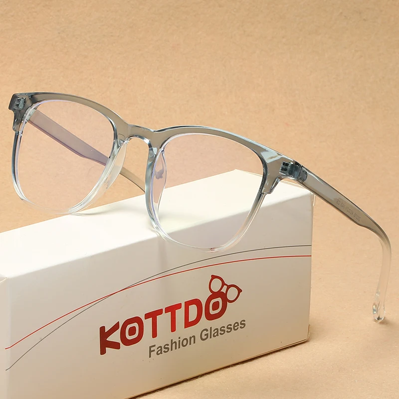 

Fashion Clear Women Spectacle Eyeglasses Square Anti Blue Light Computer Eye Glasses Frame Men Transparent Optical Eye Wear Lens