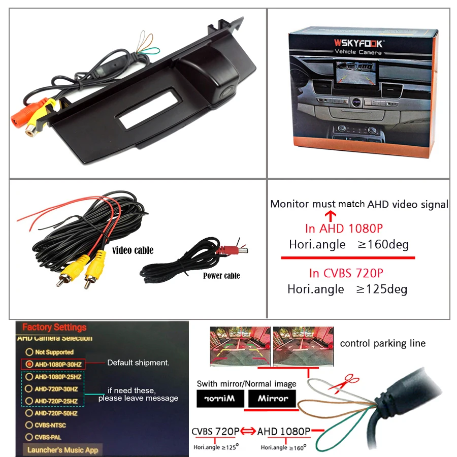 

1920*1080P AHD динамическая траектория Автомобильная камера заднего вида для Nissan Tiida хэтчбек камера переключения багажника CCD HD парковочная камера
