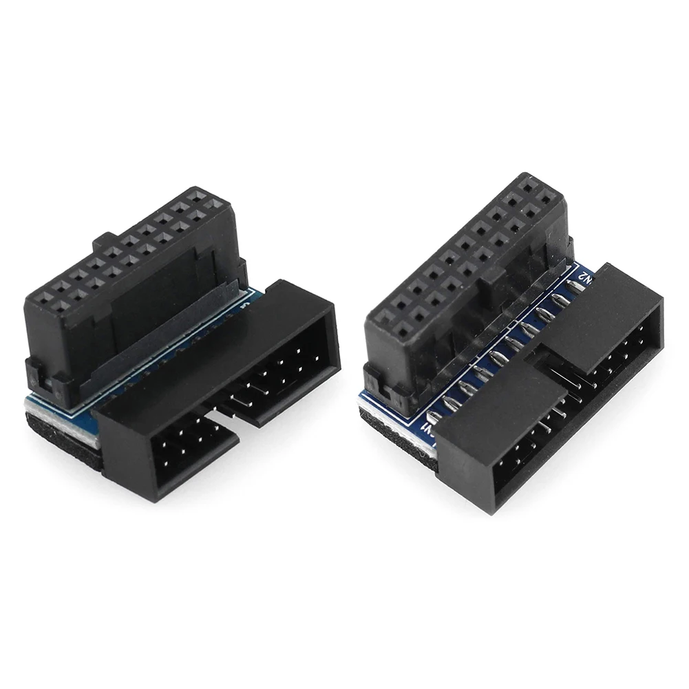 Адаптер для материнской платы 2 шт. USB 3 0 20 контактов штекер-гнездо разъем питания