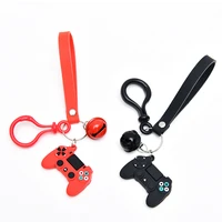 new creative cartoon pvc game console keychain childrens toy cute game handle joystick key ring backpack pendant gift