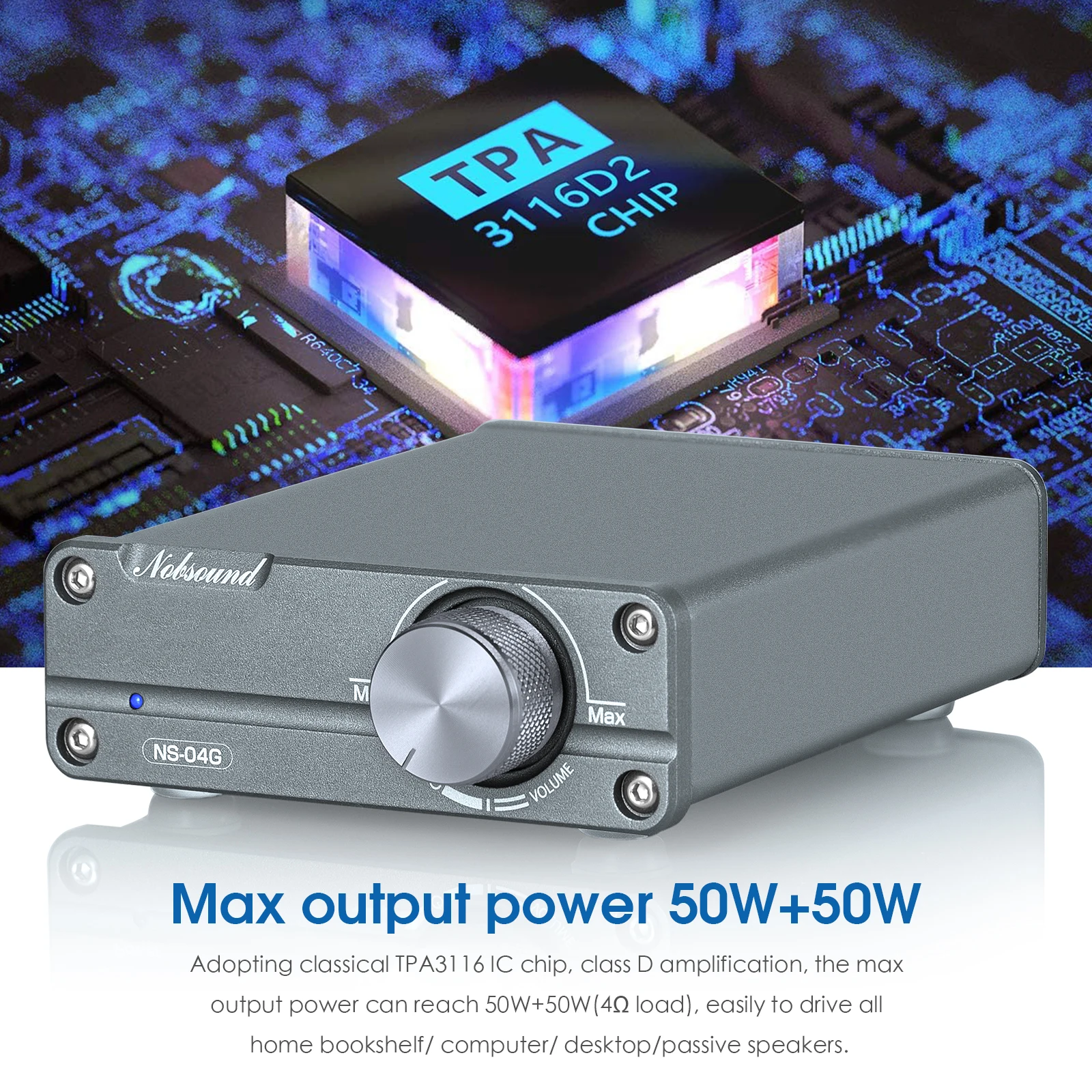 Douk Audio TPA3116 цифровой усилитель класса D HiFi стерео 2 0 канальный мощности домашний