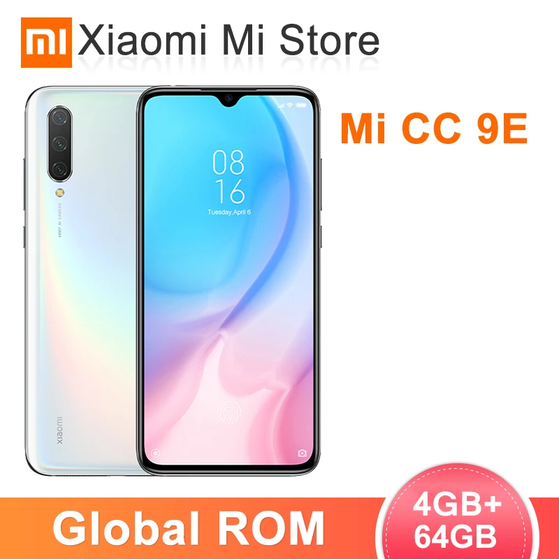 Xiaomi Mi CC9 E CC9e смартфон с восьмиядерным процессором Snapdragon 665 ОЗУ 4 Гб ПЗУ 64 ГБ 6 088