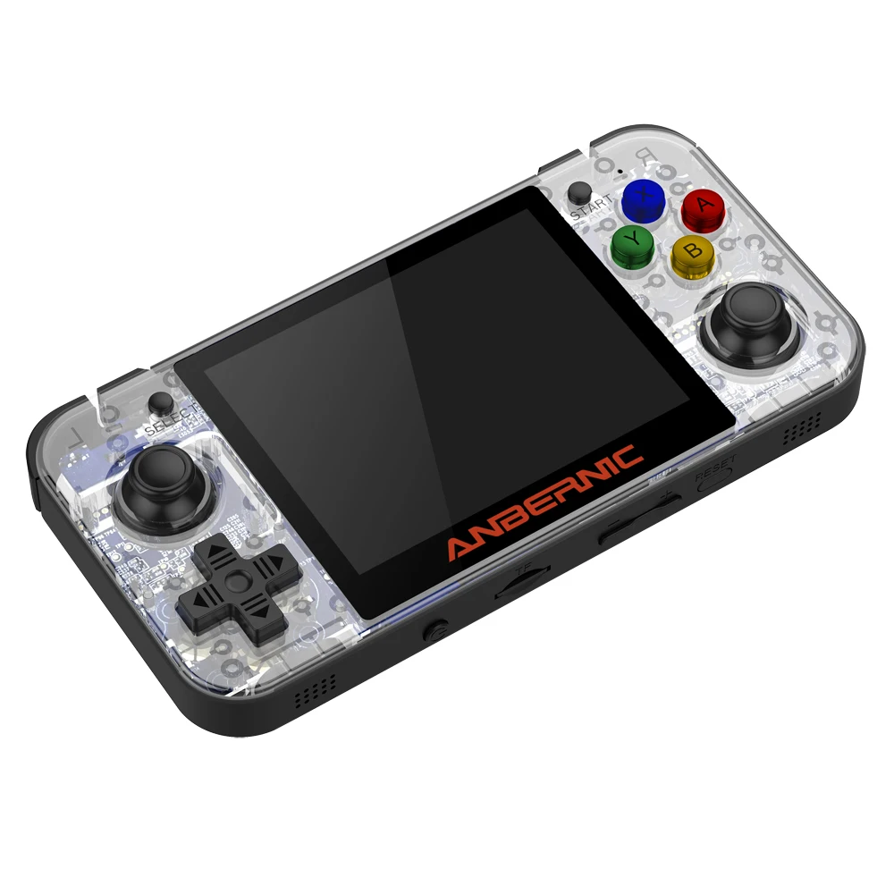 Портативная игровая консоль с поддержкой PS1 и IPS экраном 3 5 дюйма rg350|Портативные