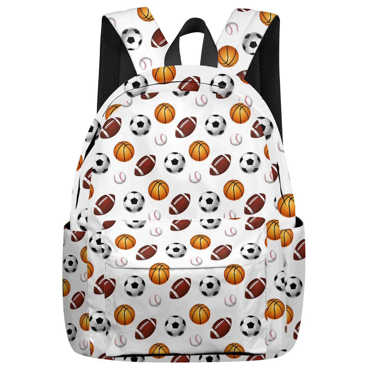 Бейсбол Баскетбол Футбол спортивный белый рюкзак для подростков дорожные сумки