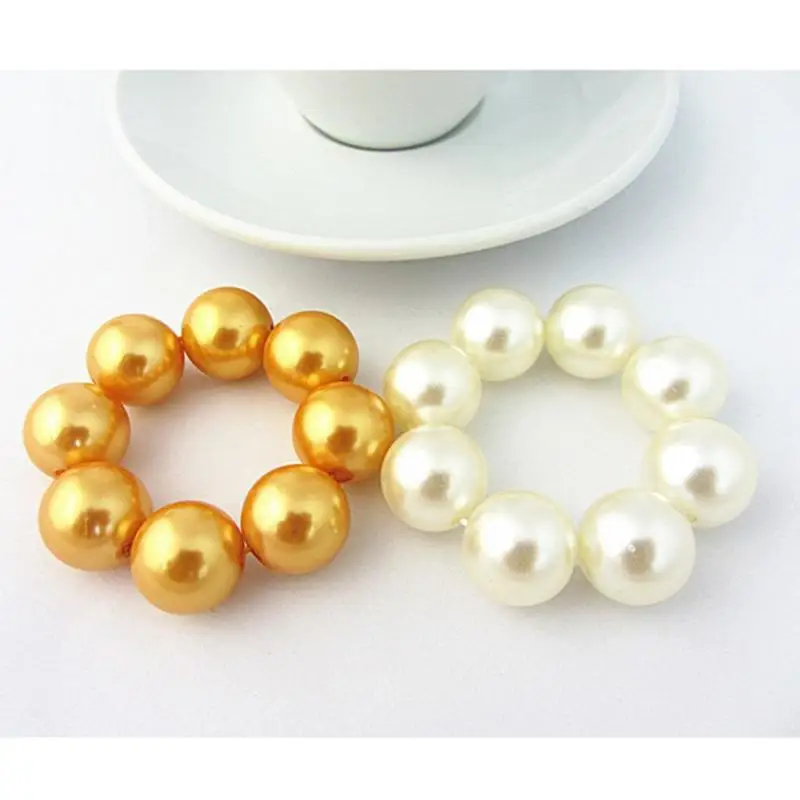 Роскошная Жемчужная Повязка для волос держатель хвоста повязка женщин и девушек