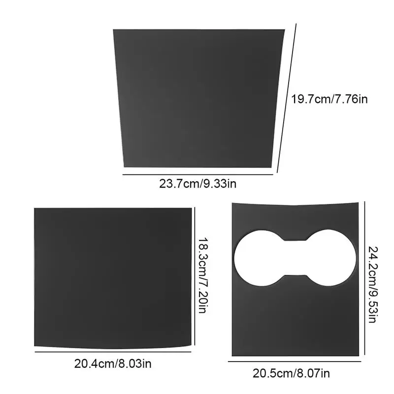 

Car Central Panel Protective Patch ABS Plastic Sticker Central Control Patch for Tesla Model 3 for Model Y 2017-2019