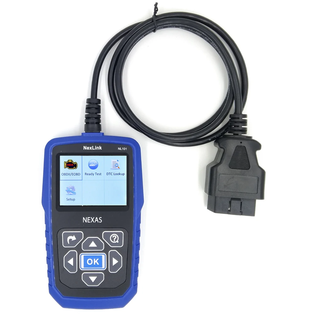 Автомобильный диагностический сканер NexLink NL101 OBD2 считыватель кодов для двигателя