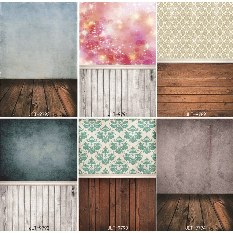 

Vinyl Custom Photography Backdrops Prop Wooden Planks Theme Photography Background JL-34